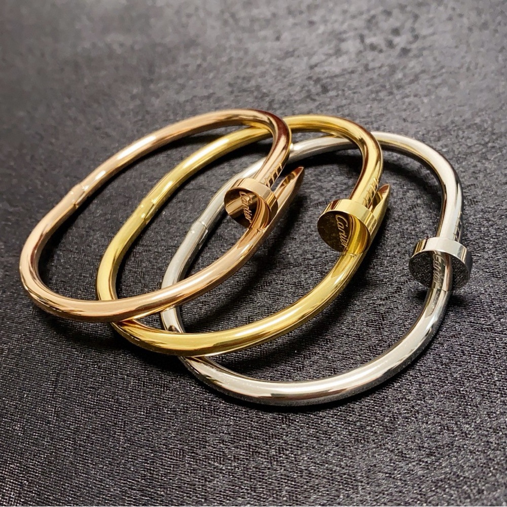Elegant Gold, Silver, and Rose Gold Bangle Set